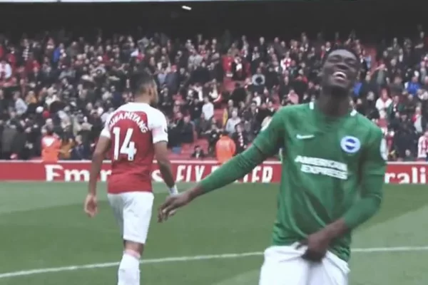 Brighton share a clip of Bissouma mocking the Gunners after completing a move to Spurs