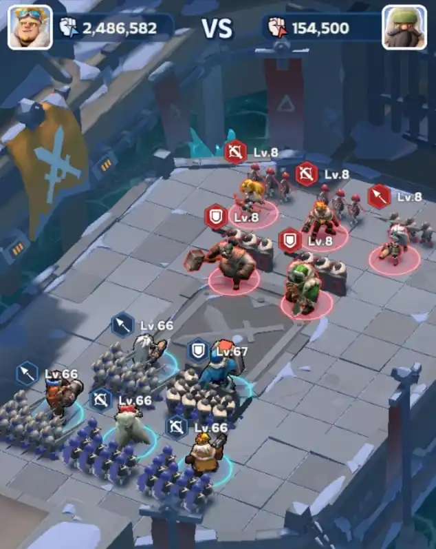 ระบบต่อสู้ใน Whiteout Survival วัดที่พลังหรือแผนการ